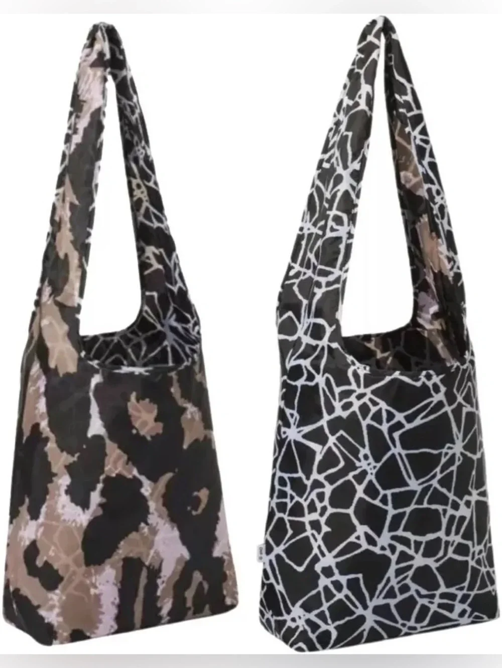 NEW Diane Von Furstenberg Target Collab Black/White Abstract Reusable Market Bag